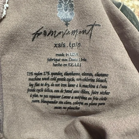 NWOT Free People Good Karma Onesie in Driftwood - Picture 4 of 11
